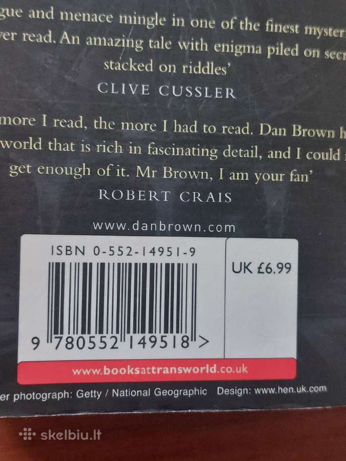 Dan Brown - The Da Vinci Code / The Book - nuotraukos Nr. 10