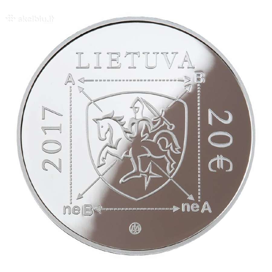 20 eurų Algirdo Juliaus Greimo 100 gimimo metinės - nuotraukos Nr. 2