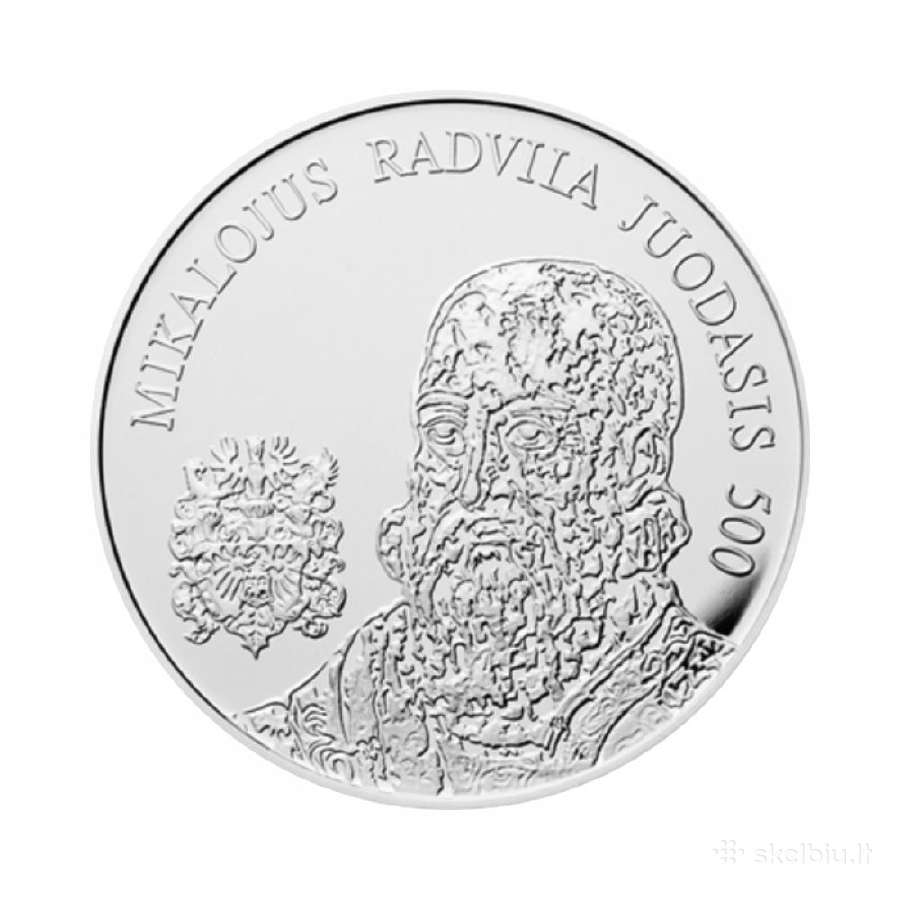 20 eurų moneta Mikalojus Radvila Juodasis 500