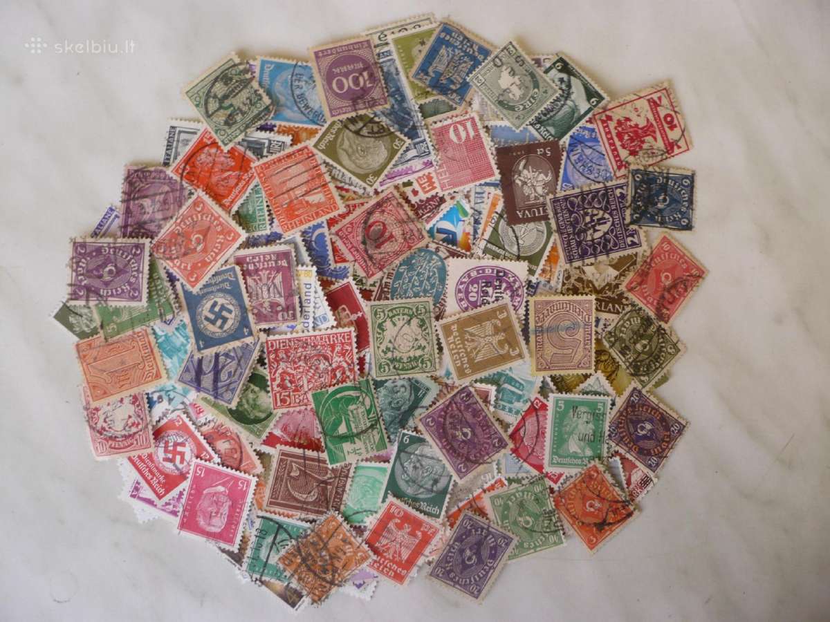 Skirtingu pašto ženklu rinkinys Nr4 , viso 500vnt