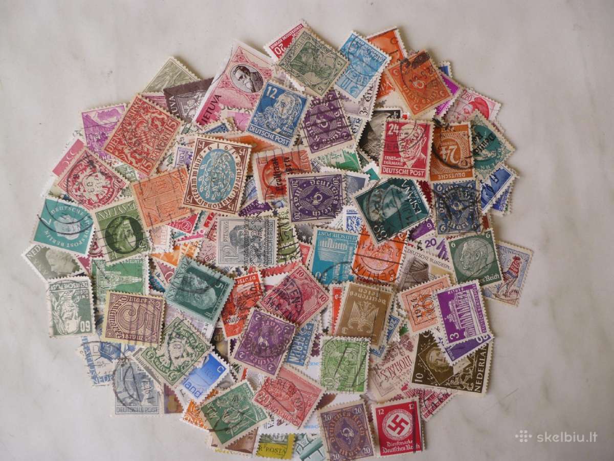 Skirtingu pašto ženklu rinkinys Nr012 ,viso 600vnt