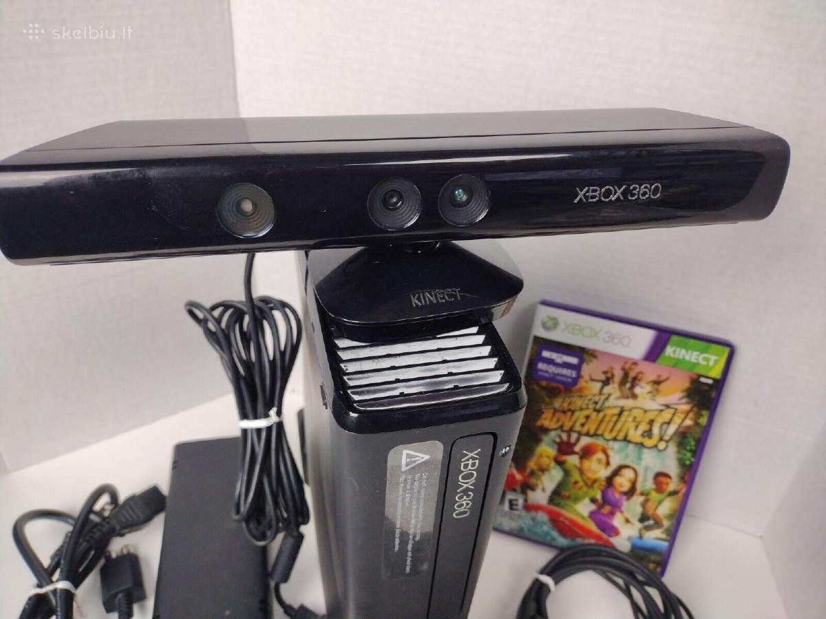 12mėn Garantija Xbox 360 su Kinect ir 2 pultais - nuotraukos Nr. 2
