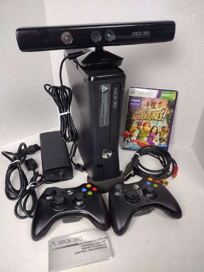 12mėn Garantija Xbox 360 su Kinect ir 2 pultais - nuotraukos Nr. 5