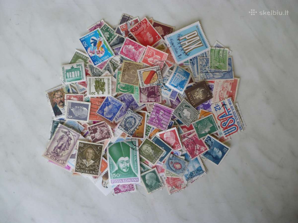 Skirtingu pašto ženklu rinkinys Nr1 , viso510 vnt