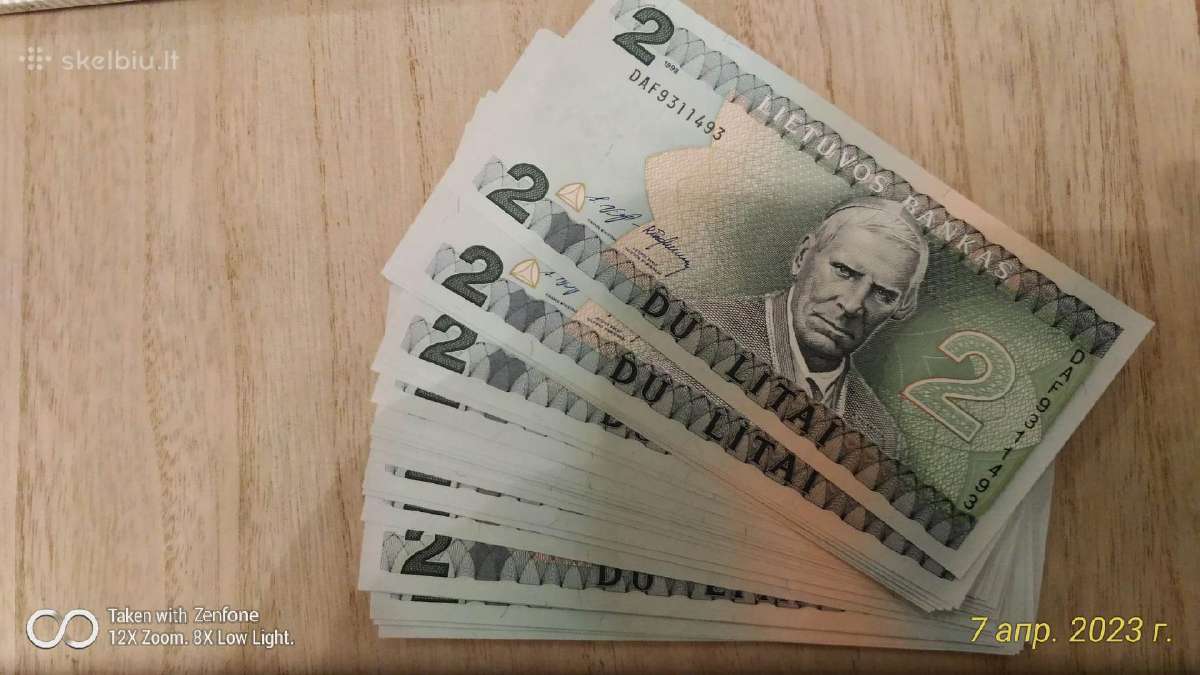 2 litai Unc