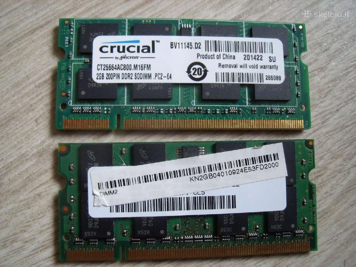 Laptopo atmintys ddr1, ddr2 , ddr3 , HDD, Cpu - nuotraukos Nr. 11
