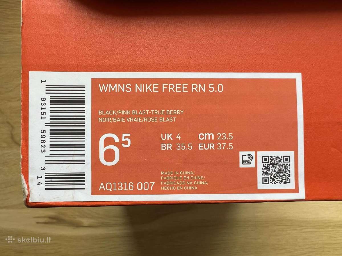 Nauji moteriški bėgimo bateliai Nike Free Rn 5.0 - nuotraukos Nr. 3