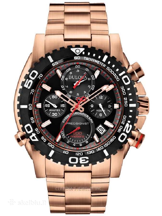 Bulova Precisionist Rose Gold 98b213 - nuotraukos Nr. 3