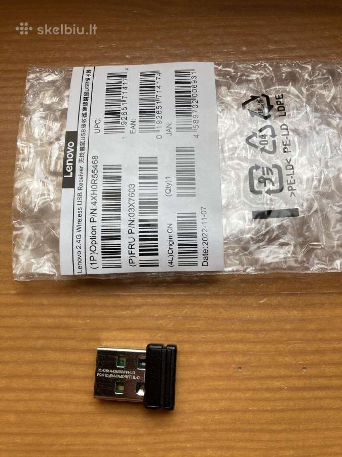 Lenovo 2.4ghz Wireless Usb Receiver Imtuvas