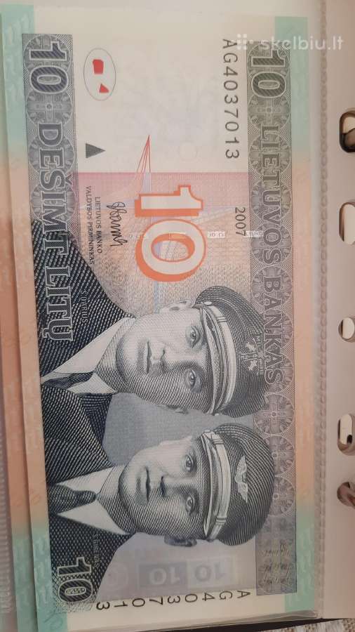 10 litu banknotas 2007 metu, Darius Girenas
