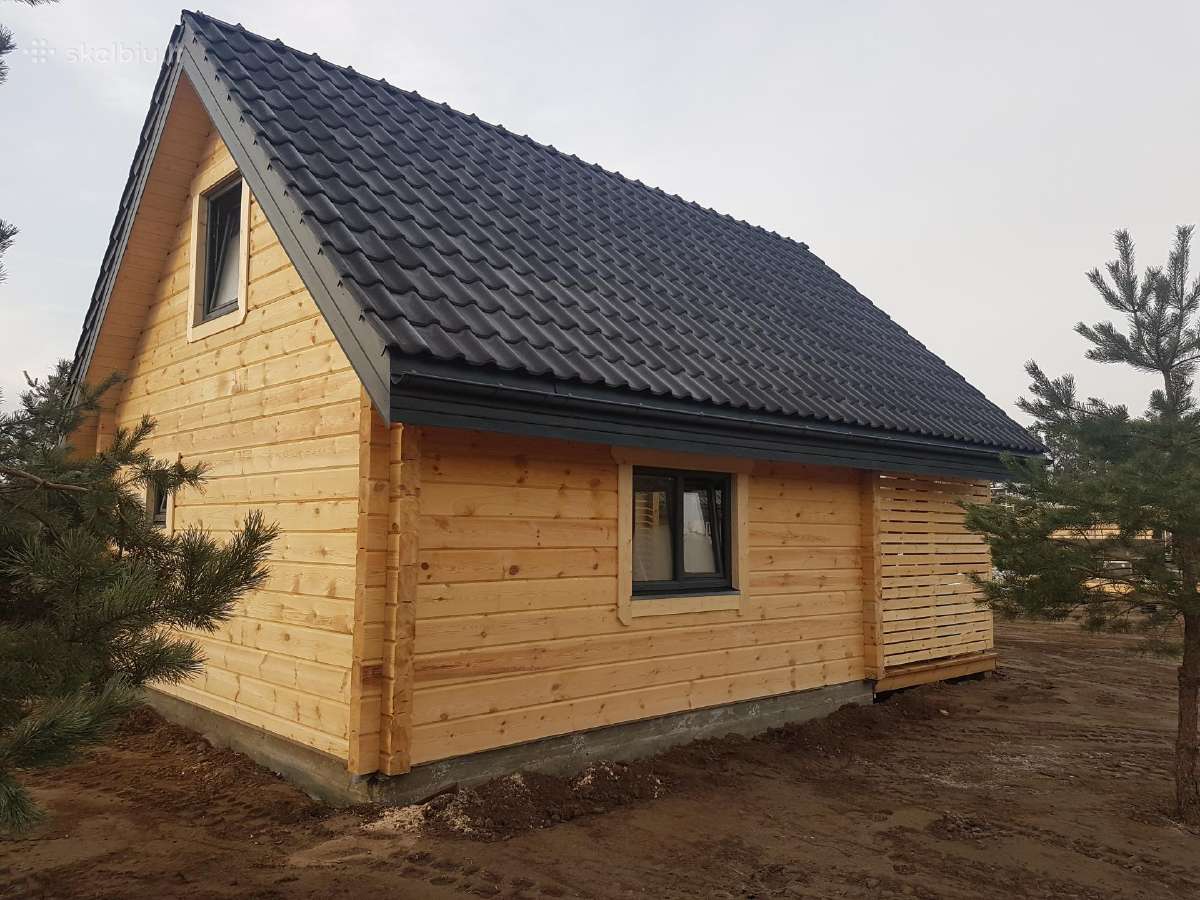 Rąstiniai namai, rąstines pirtys, vasarnamiai. - nuotraukos Nr. 14