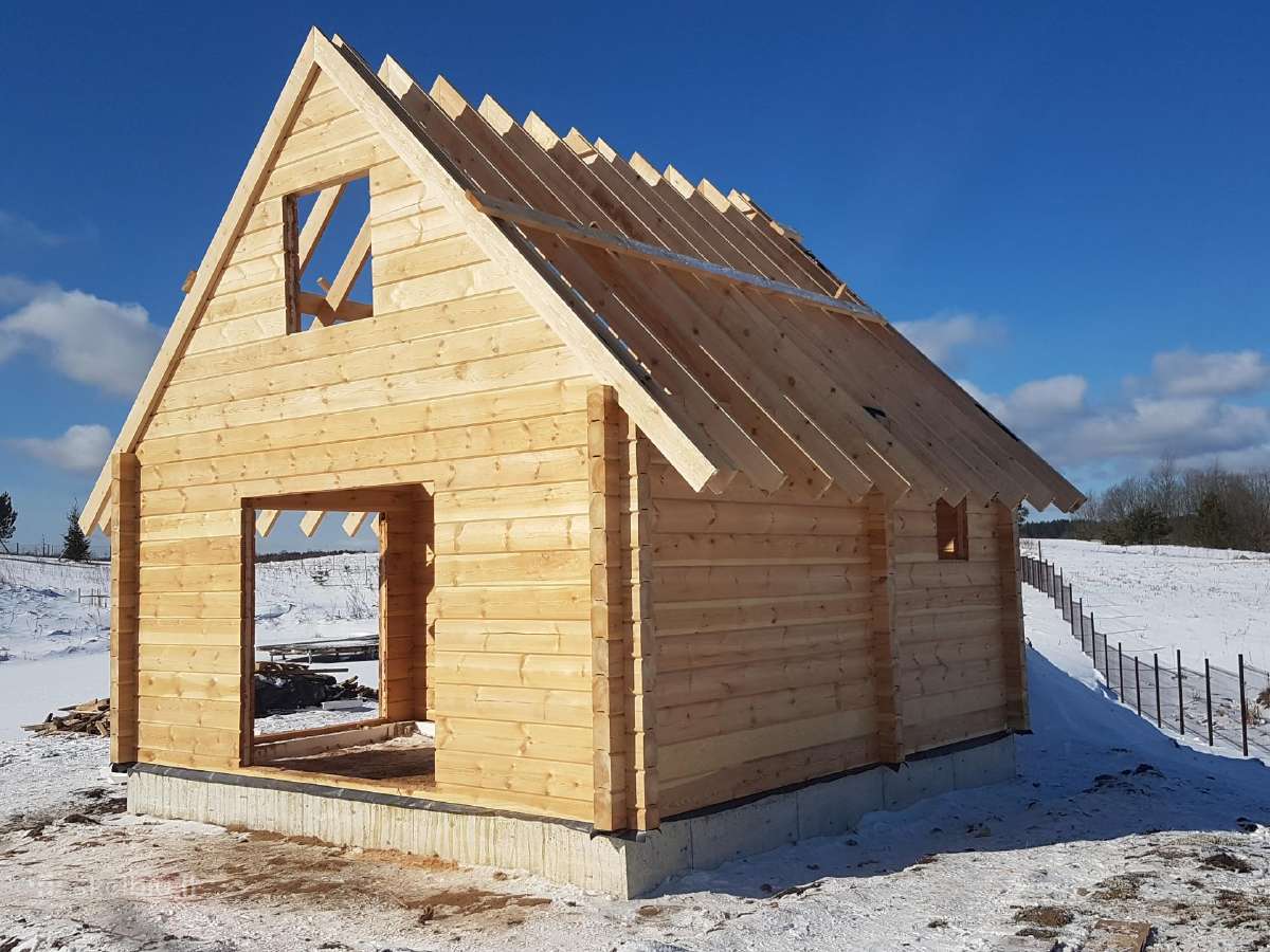 Rąstiniai namai, rąstines pirtys, vasarnamiai. - nuotraukos Nr. 15
