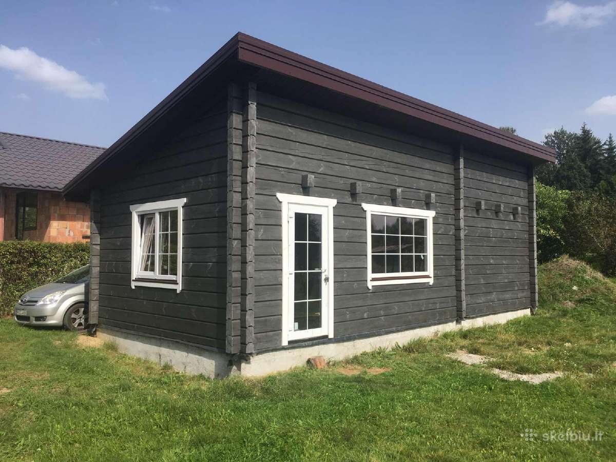 Rąstiniai namai, rąstines pirtys, vasarnamiai. - nuotraukos Nr. 35