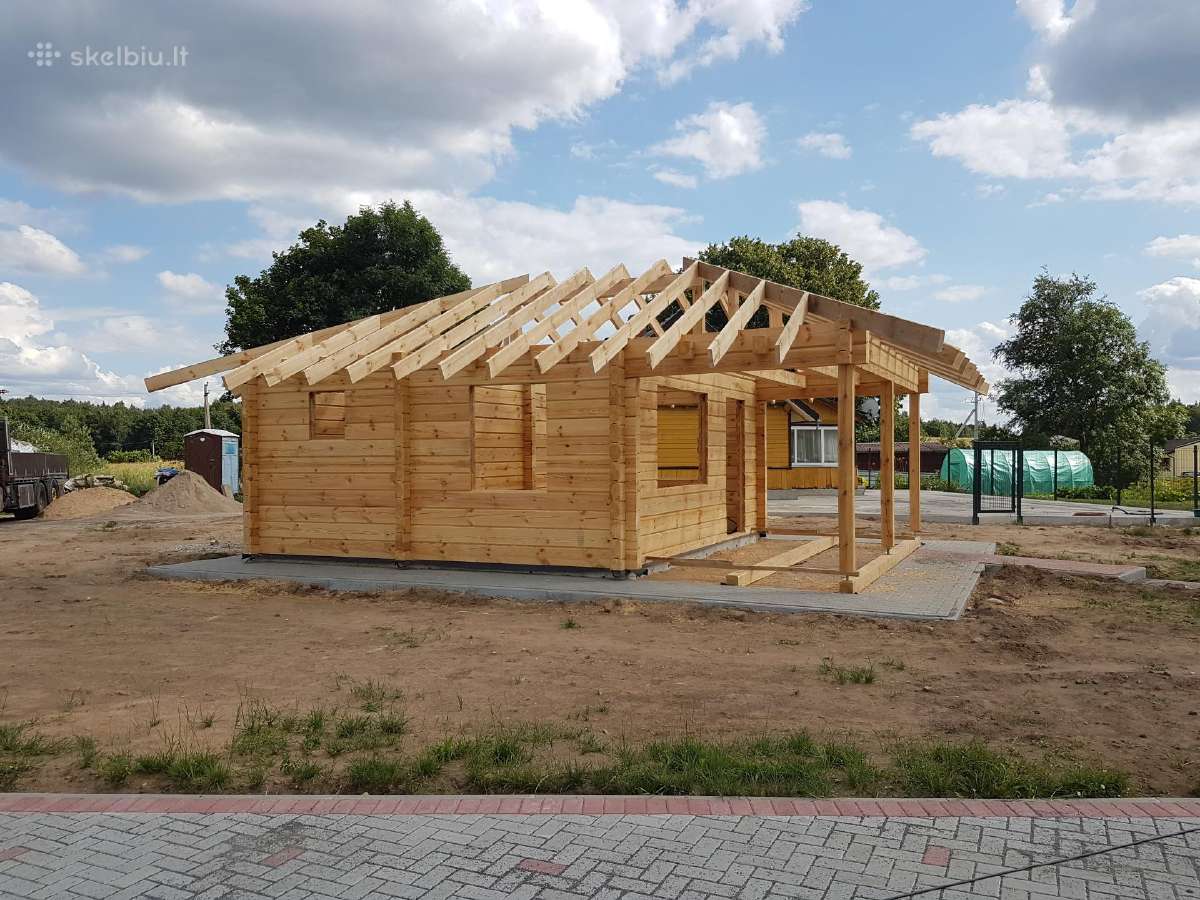 Rąstiniai namai, rąstines pirtys, vasarnamiai. - nuotraukos Nr. 10
