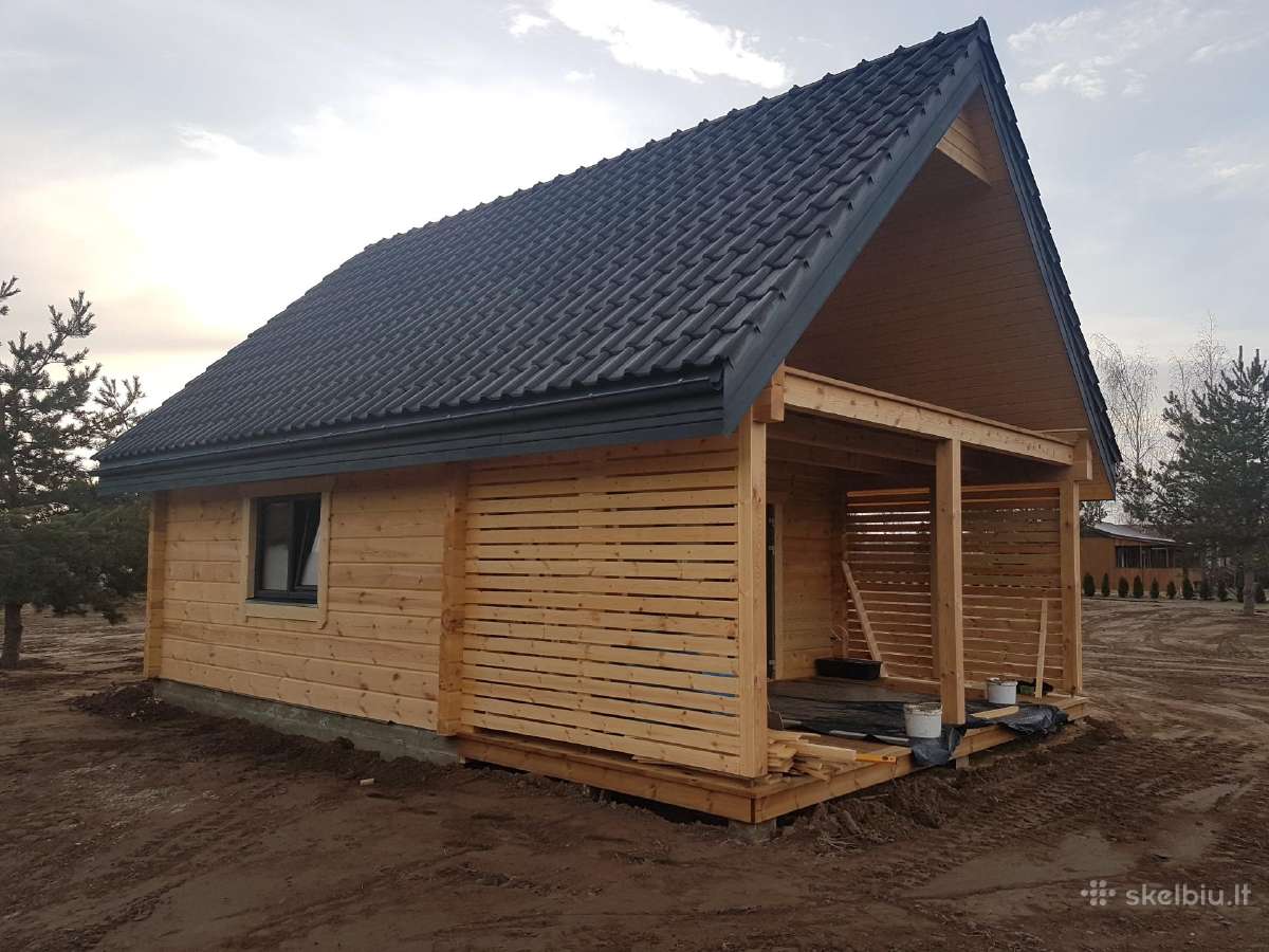 Rąstiniai namai, rąstines pirtys, vasarnamiai. - nuotraukos Nr. 13