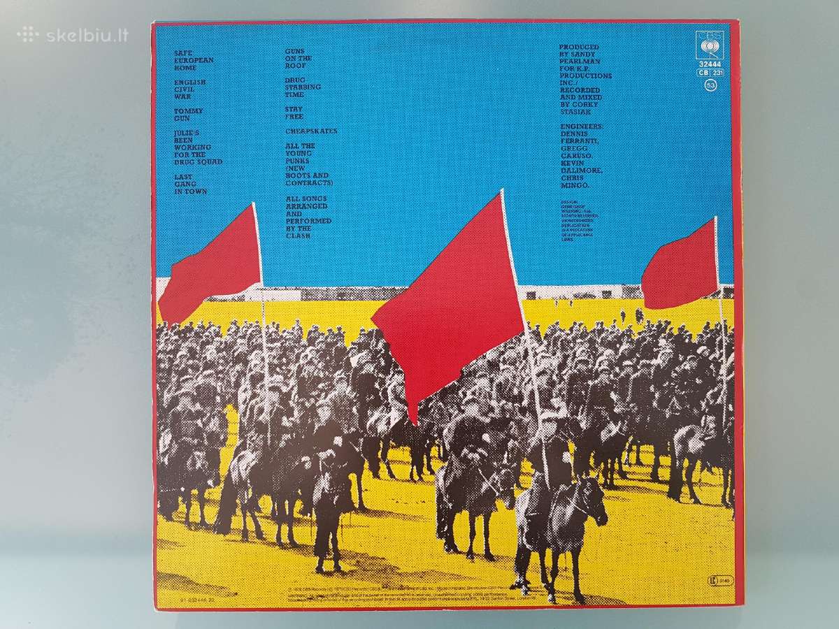 The Clash - Give 'Em Enough Rope Plokštelė - nuotraukos Nr. 2