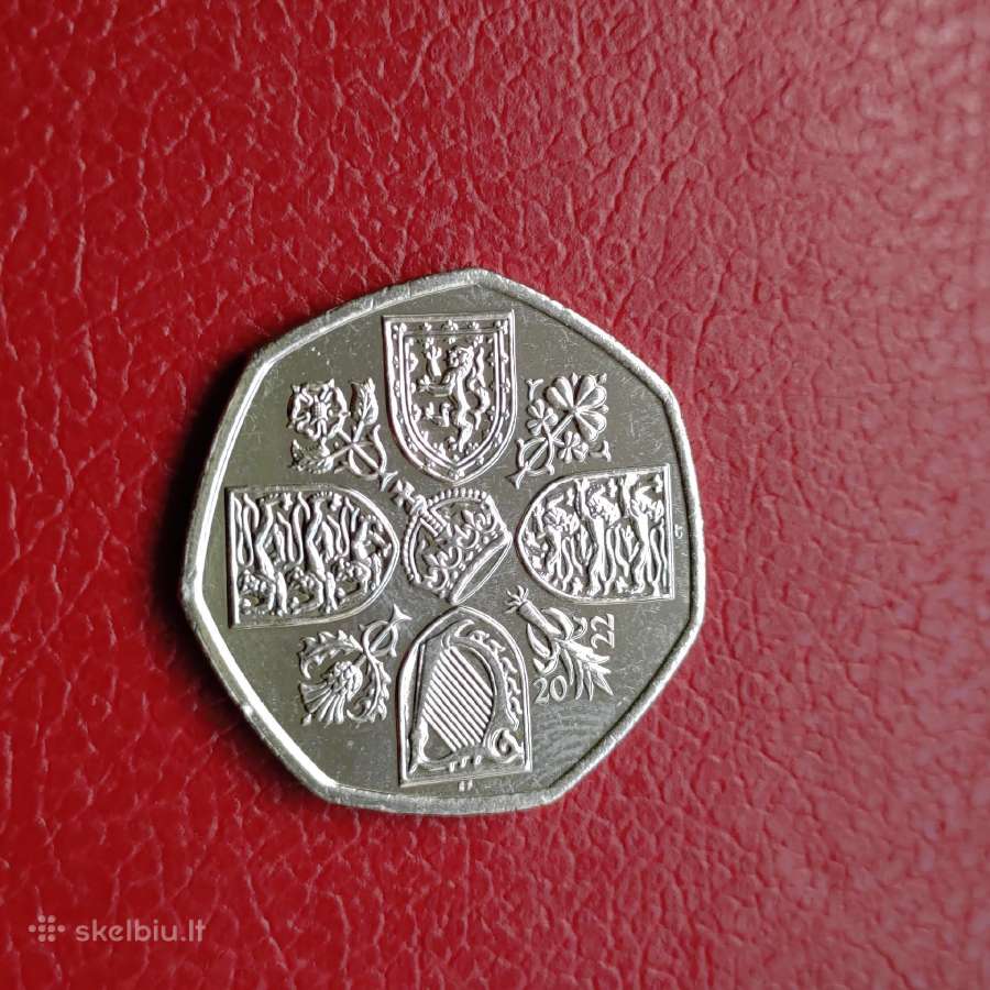 Naujos 2023m. 50 pense (Charles III) - nuotraukos Nr. 4