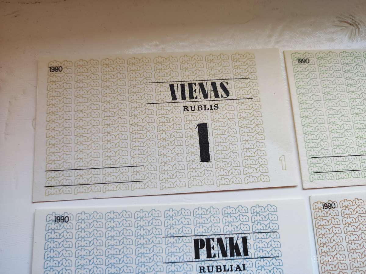 1990 Plastos banknotai - nuotraukos Nr. 2