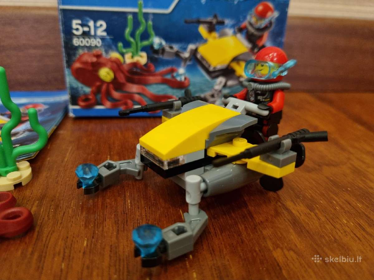 Parduodamas Lego City 60090 Deep Sea Scuba Scooter - nuotraukos Nr. 4