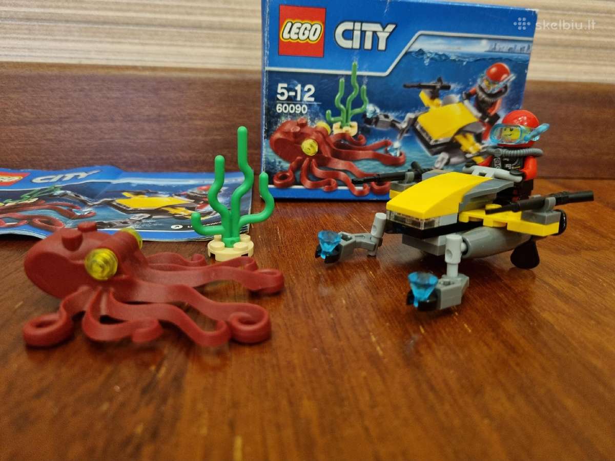 Parduodamas Lego City 60090 Deep Sea Scuba Scooter - nuotraukos Nr. 5