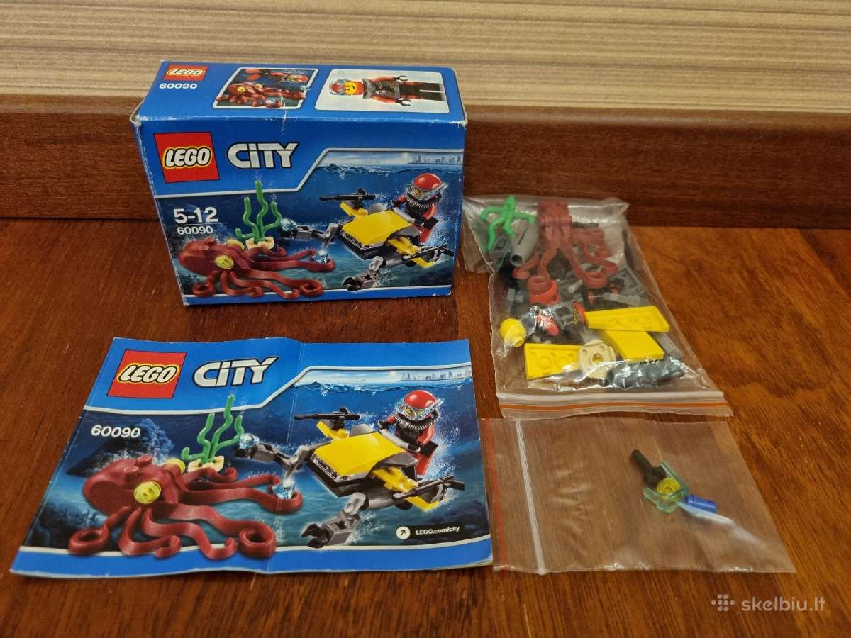 Parduodamas Lego City 60090 Deep Sea Scuba Scooter - nuotraukos Nr. 7