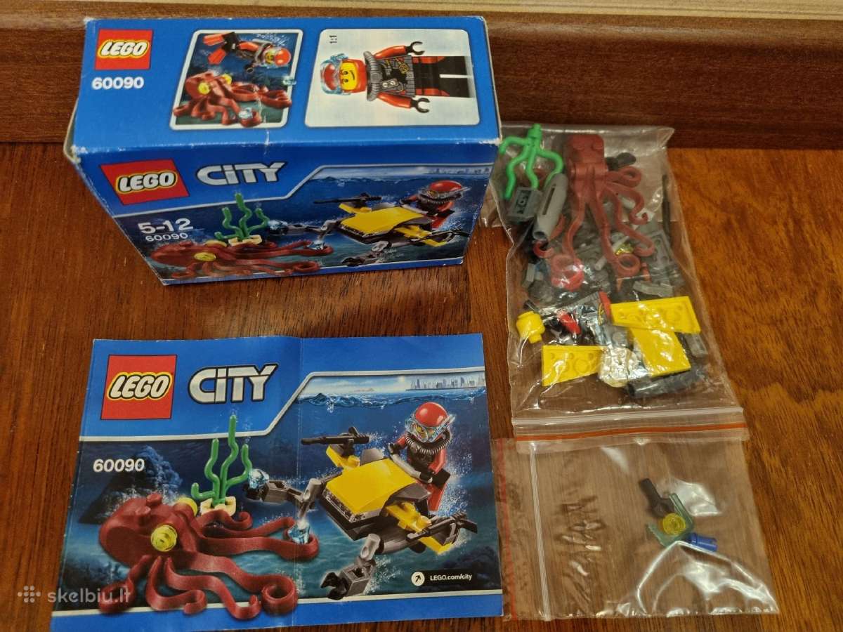 Parduodamas Lego City 60090 Deep Sea Scuba Scooter - nuotraukos Nr. 9