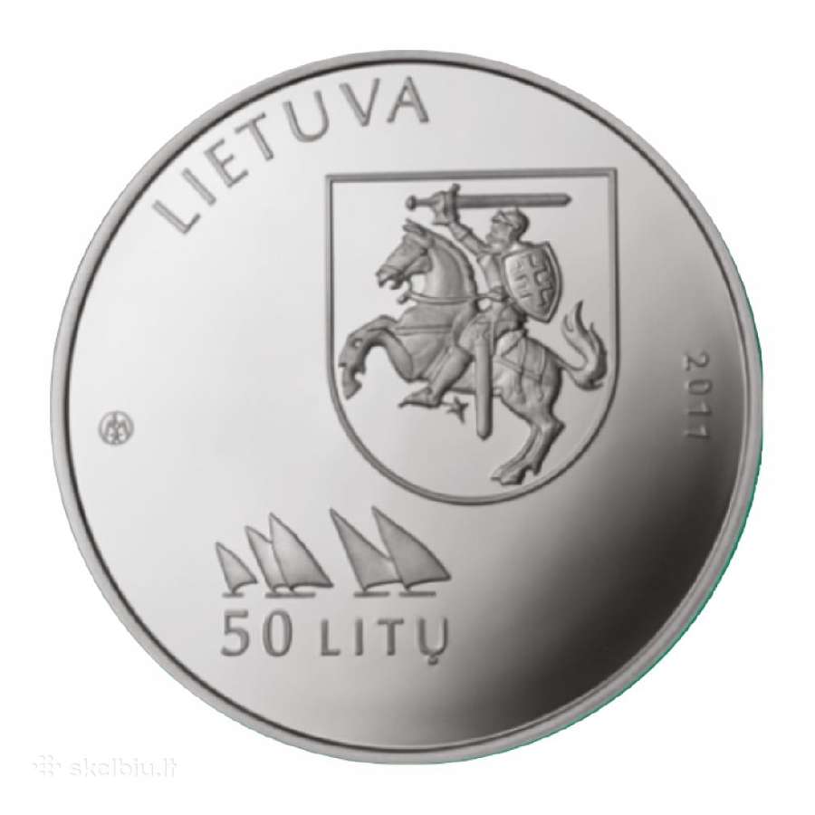 50 litų moneta Xxx Olimpinės žaidynės Londone - nuotraukos Nr. 2