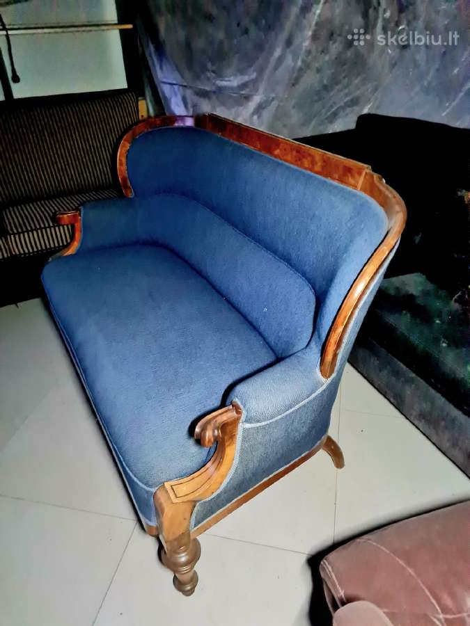 Retro istorinė Sofa ir kėdės - nuotraukos Nr. 5