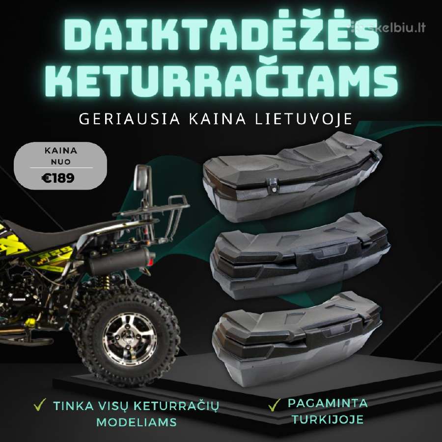 Keturračių daiktadėžės! Pigiausia Lietuvoje - nuotraukos Nr. 3