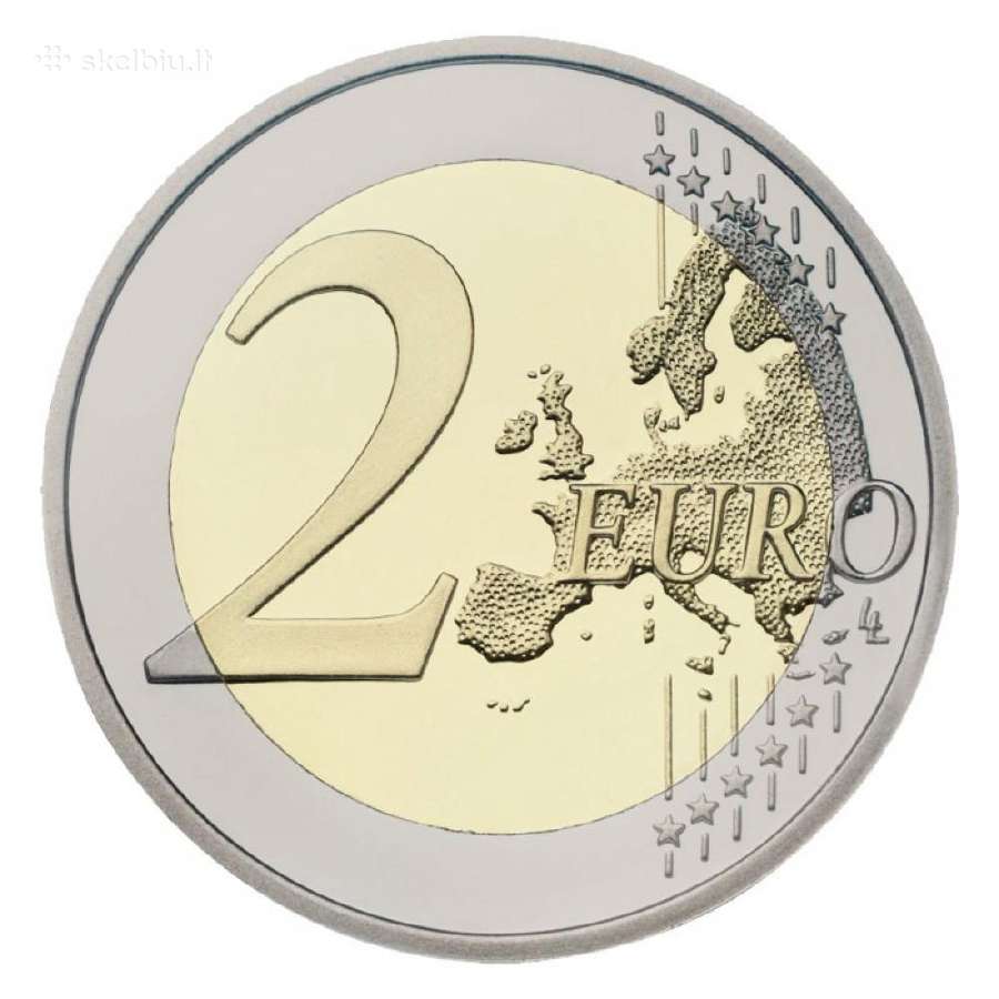 2 Eur moneta kortelėje Dzūkija, Lietuva 2021 - nuotraukos Nr. 3