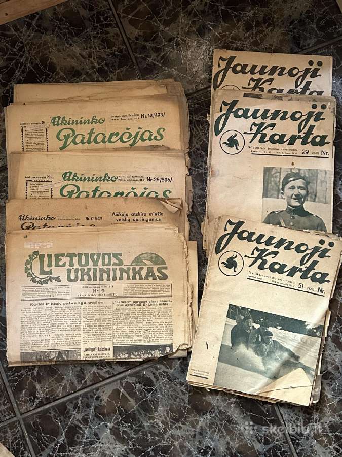 Tarpukario laikrasciai - nuotraukos Nr. 7