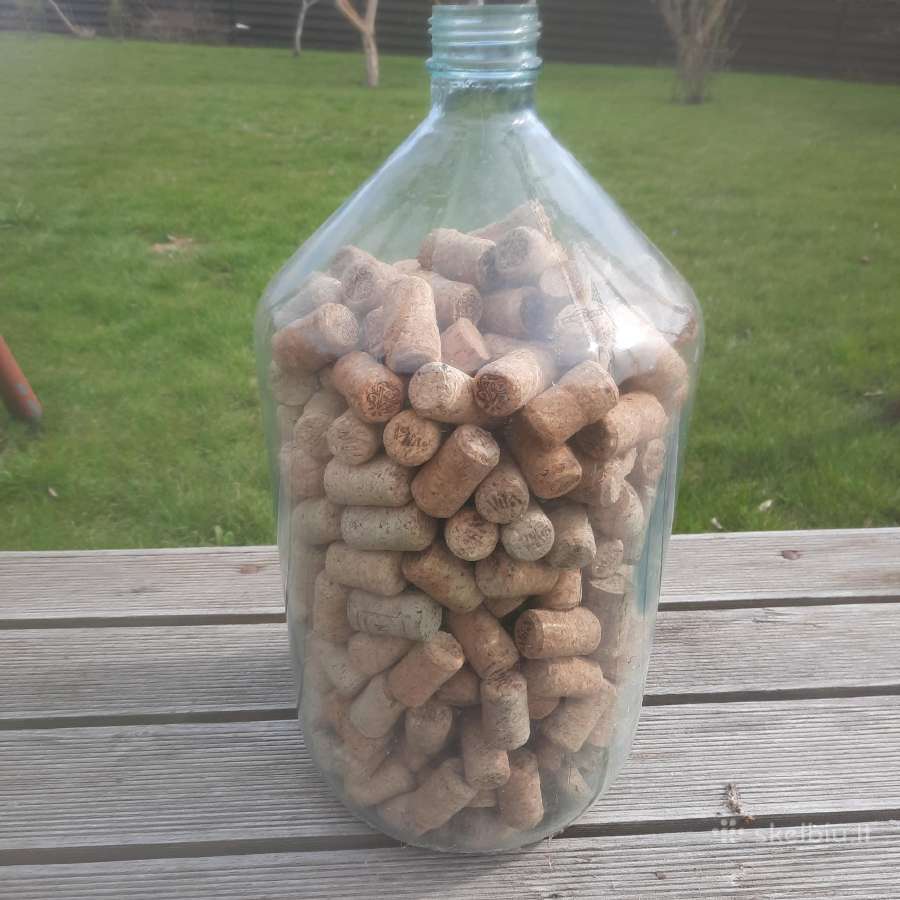 Stiklainis 20litų (su kamščiais)