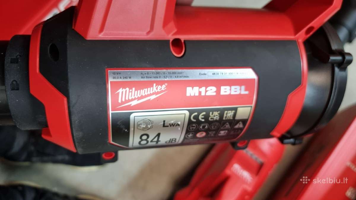 Milwaukee Akumuliatoriniai Pūstuvai Ir Oropūtės - nuotraukos Nr. 19