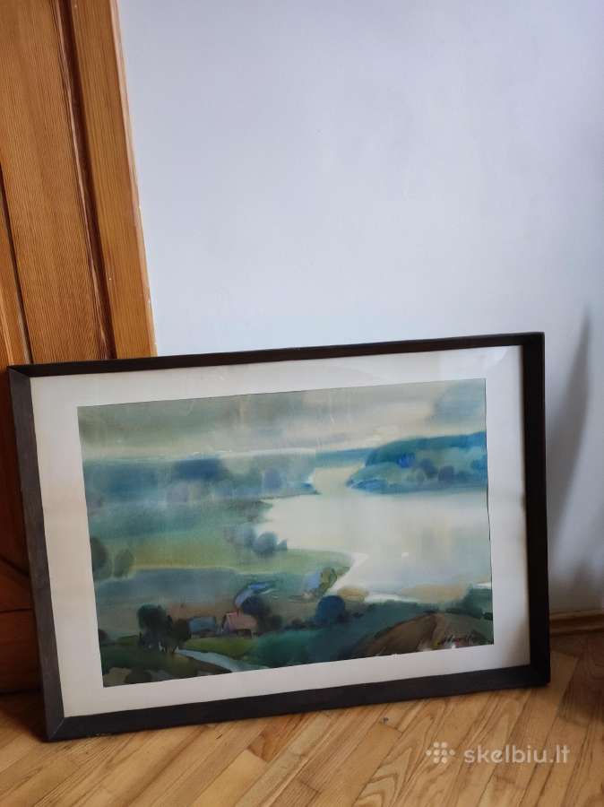 Lietuviška akvarelė A.lukštas - nuotraukos Nr. 7