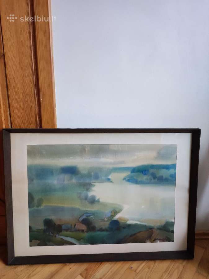 Lietuviška akvarelė A.lukštas - nuotraukos Nr. 8