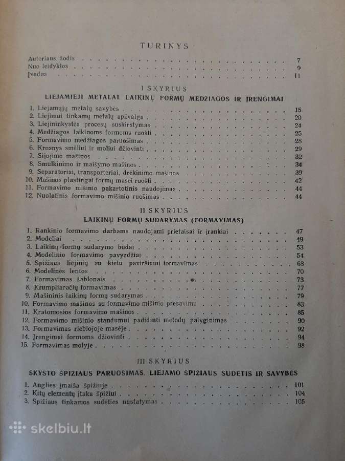 Liejininkystės pagrindai - nuotraukos Nr. 2