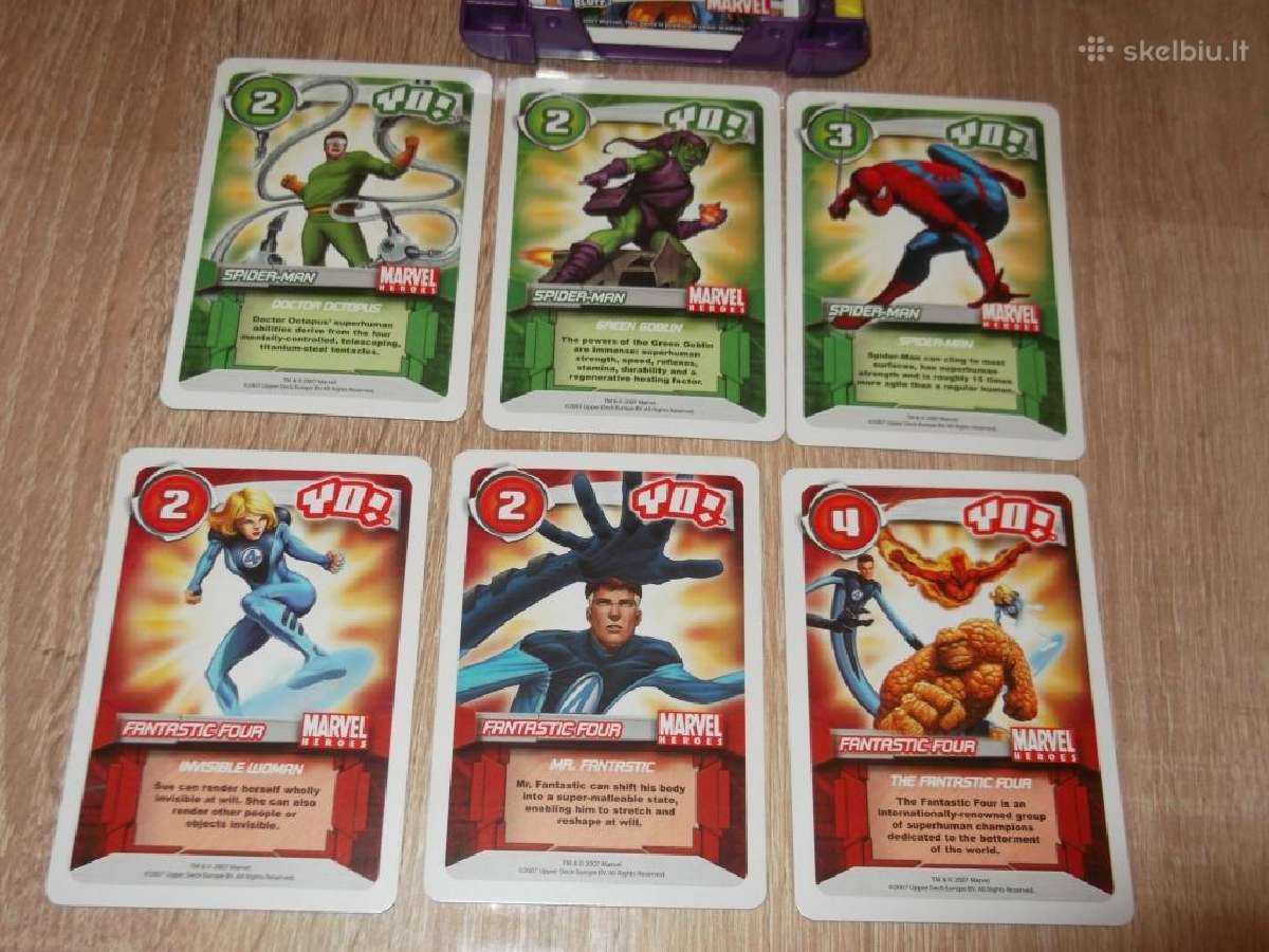 Kortų žaidimai vaikams Marvel, Mag-blast, Laivynas - nuotraukos Nr. 2