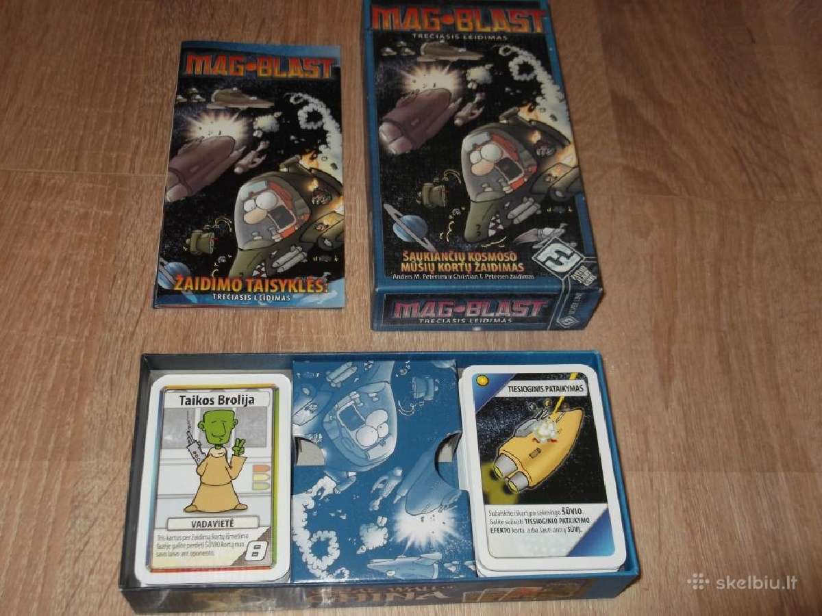 Kortų žaidimai vaikams Marvel, Mag-blast, Laivynas - nuotraukos Nr. 7