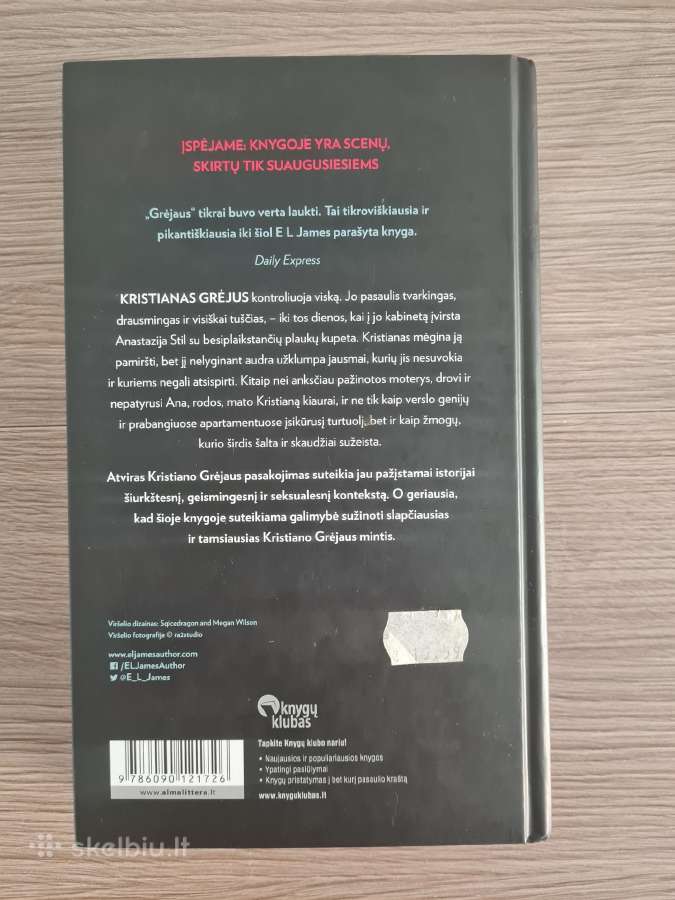 E L James ,Grėjus" - nuotraukos Nr. 2