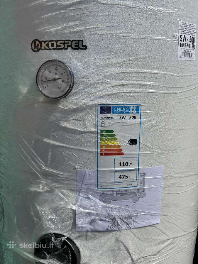 Naujas vandens šildymo katilas Kospel Sw - 500 - nuotraukos Nr. 3