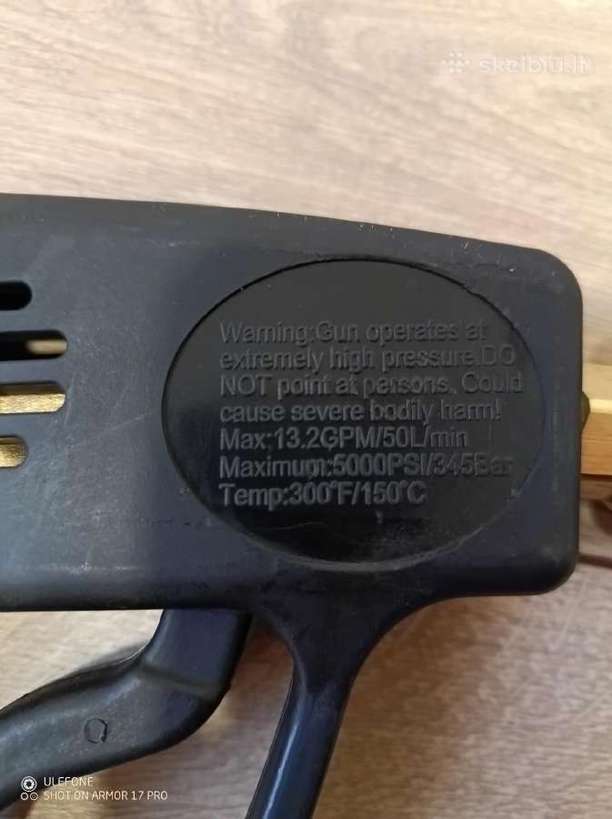 Augšto slėgio plovimo pistoletas su lancetu ir put - nuotraukos Nr. 3