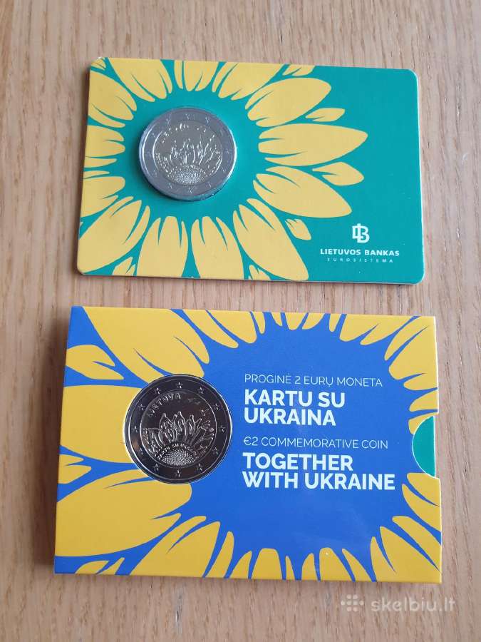 2023 m. 2 eurai Bu kortelė Kartu su Ukraina