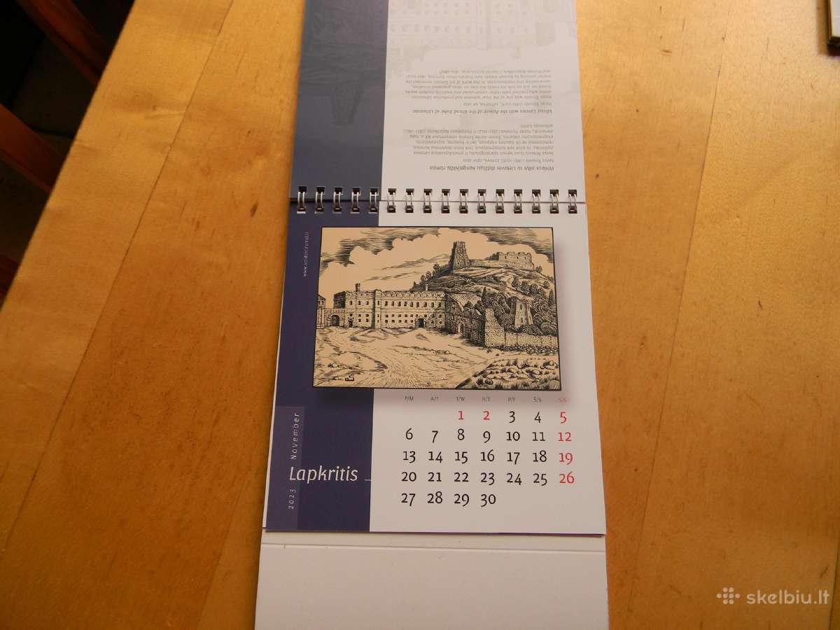Stalinis kalendorius 2023 valdovu rumai - nuotraukos Nr. 4