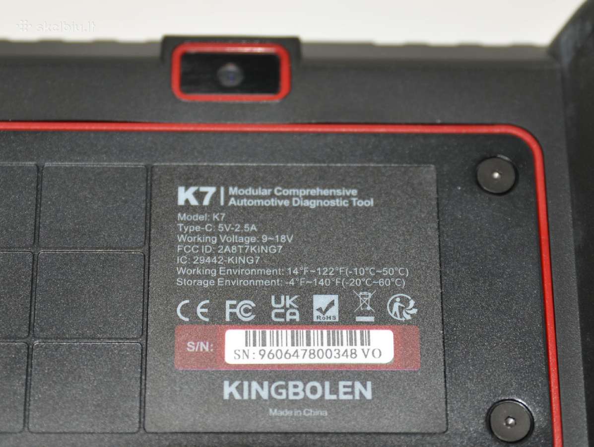 Kingbolen K7 profesionali diagnostika - nuotraukos Nr. 14