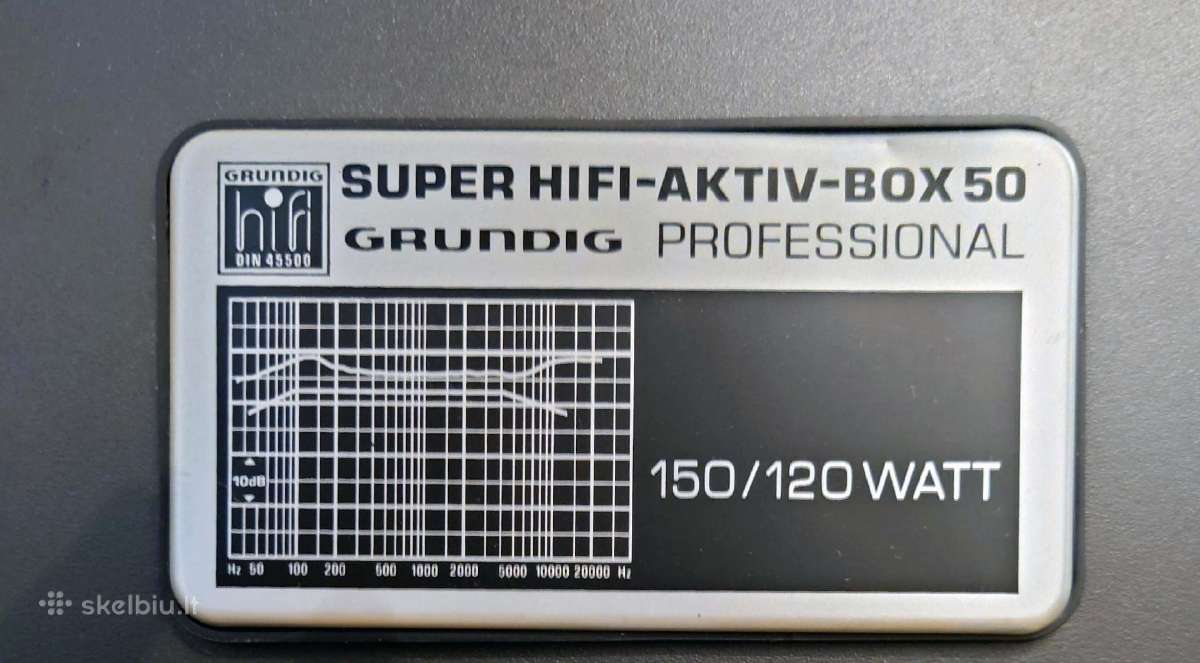 Grundig Aktiv Box 50 aktyvios kolonėlės - nuotraukos Nr. 4