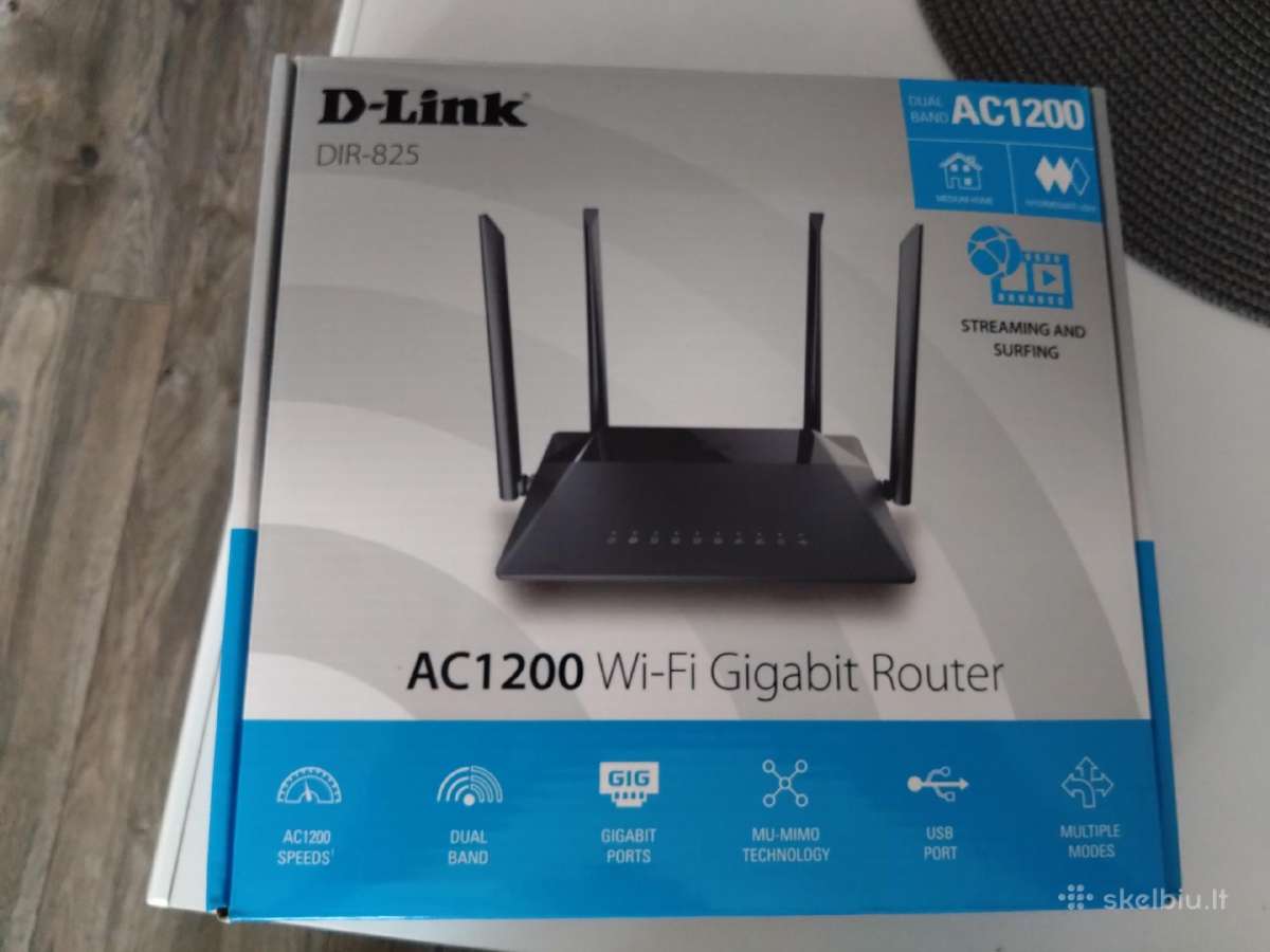 Maršrutizatorius D-link Dir-825 - nuotraukos Nr. 4