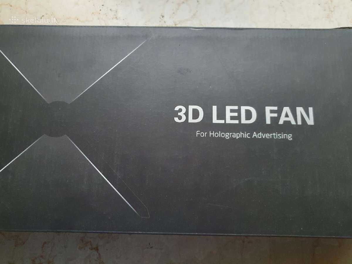 3D LED fan Reklamai - nuotraukos Nr. 3