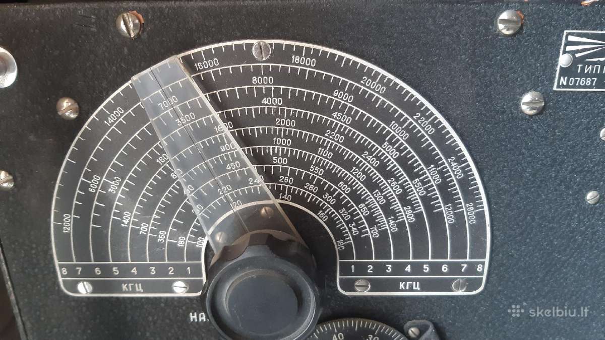 Antikvarinis generatorius Gss-6 ir kiti prietaisai