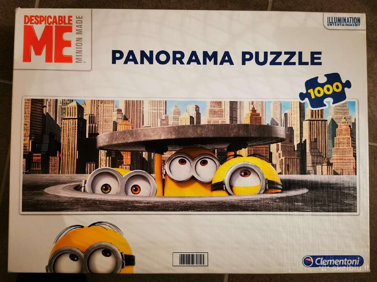 Panorama puzzle Minions 500. Pimpačkiukų dėlionė - nuotraukos Nr. 2