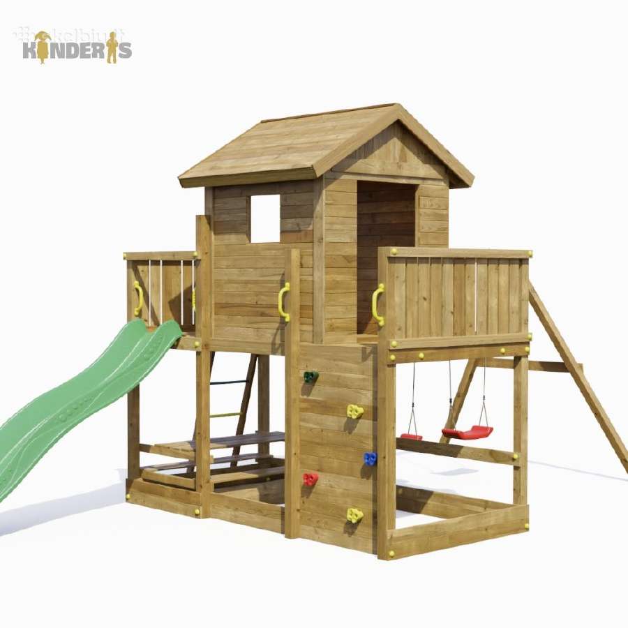 Medinė žaidimų aikštelė su sūpynėm "Marsas" - nuotraukos Nr. 6